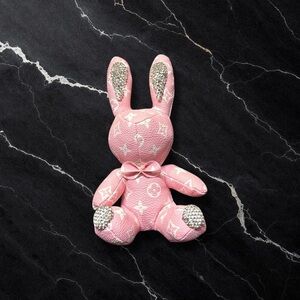 Elegant Special Print Light Pink KeyChain!